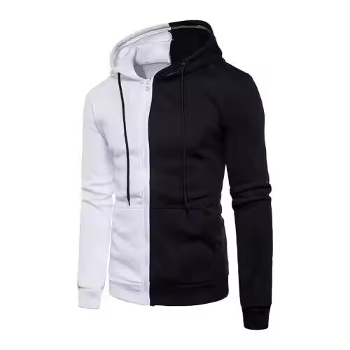 Autumn Men Sweatshirts Long Sleeve Jacket Hoodie Zipper Closure Jacket Male Hoodies Sweatshirt Slim Fit Male Clothing